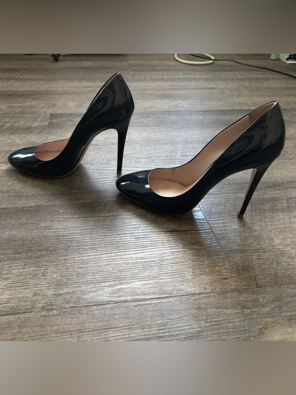 Miu Miu Classic navy Patent Stiletto Pumps - Women